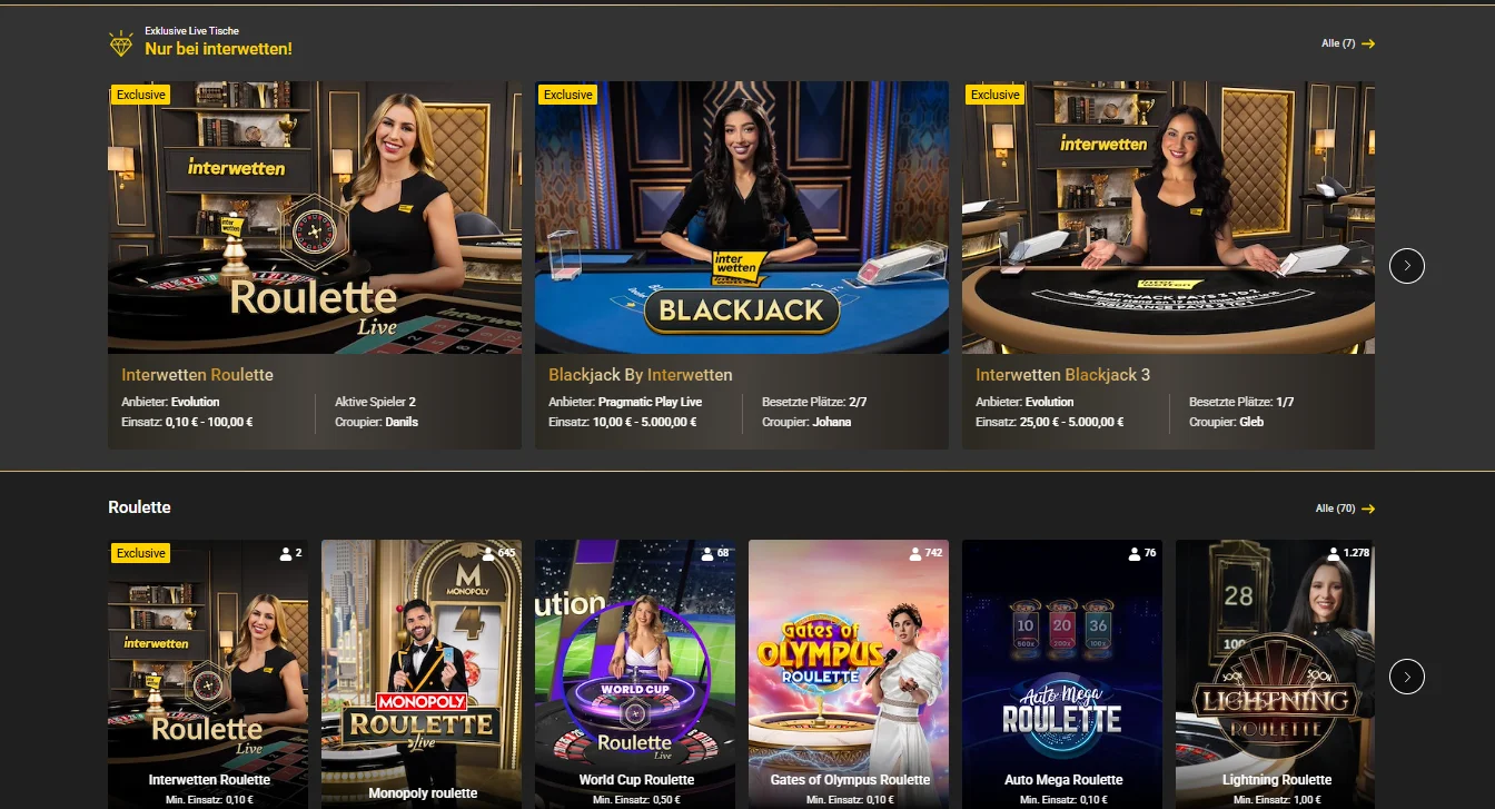 Live casino